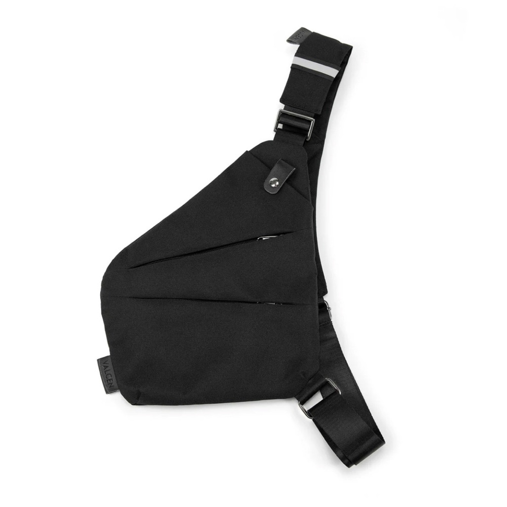 Elegant Black Belt Bag for Men
